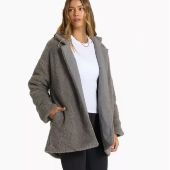 Vuori cozy Sherpa blazer reversible size xs/s - Picture 1 of 5